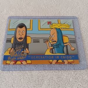 MTV Animation Beavis and Butthead Card